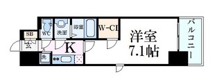 エスリード神戸三宮ラグジェの物件間取画像